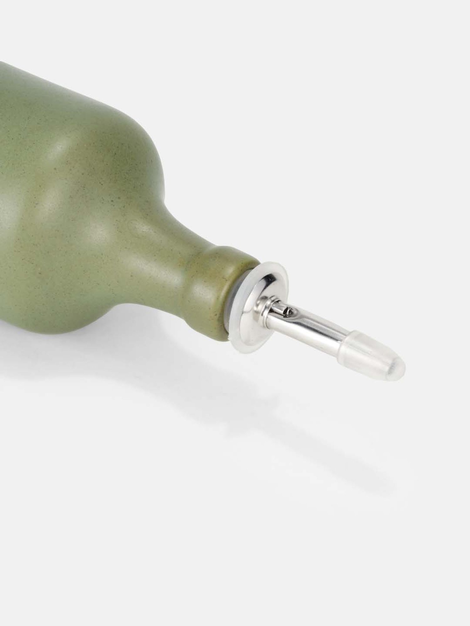 COLE & MASON White & Beige Ceramic Pourer - Set of 1