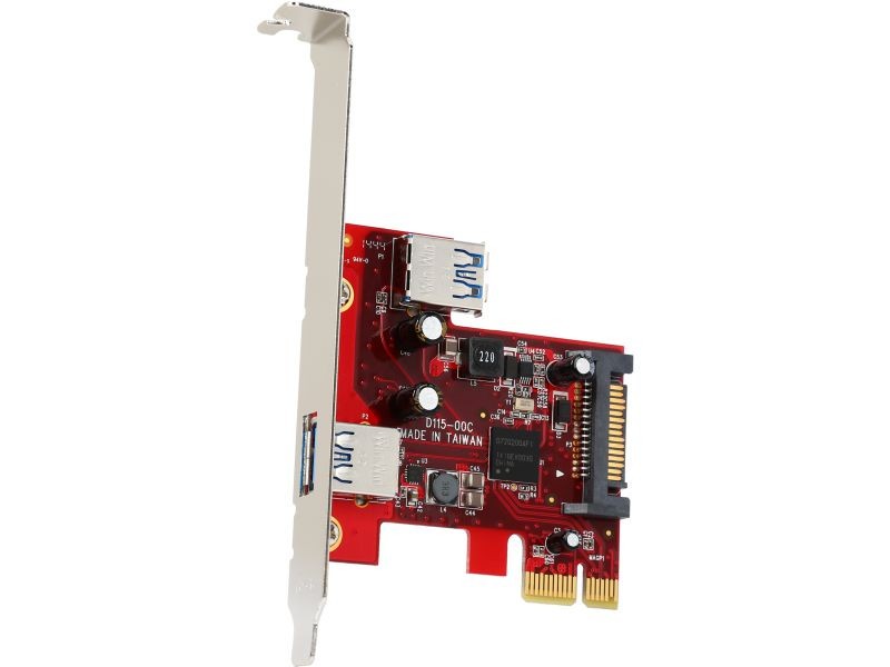 StarTech.com 2 Port PCI Express PCIe SuperSpeed USB 3.0 Controller Card w/ SATA Power Model PEXUSB3S23