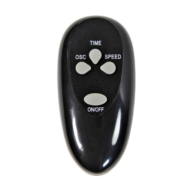 Comfort Zone 31" Oscillating Tower Fan with Remote Black