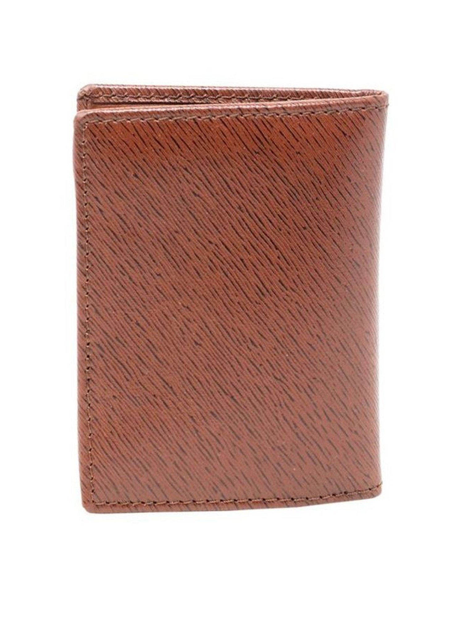 Tohl Tan Casual Leather Bi-Fold Wallet for Men