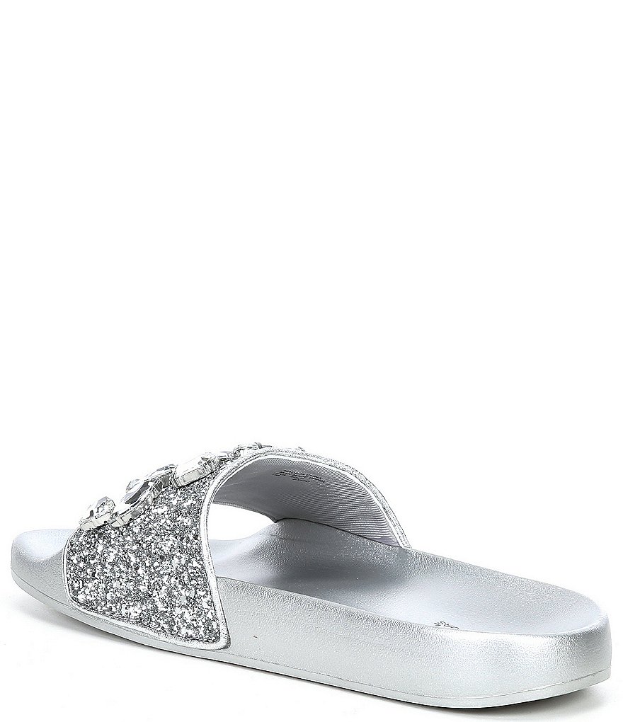 MICHAEL Michael Kors Gilmore Jewel Embellished Glitter Slides
