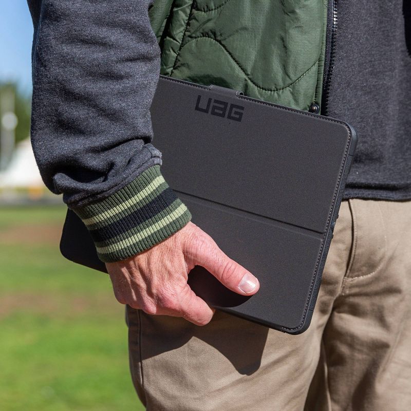 Urban Armor Gear (UAG) Apple iPad (7th/8th Gen) 10.2-inch Scout Case with Folio Cover - Black