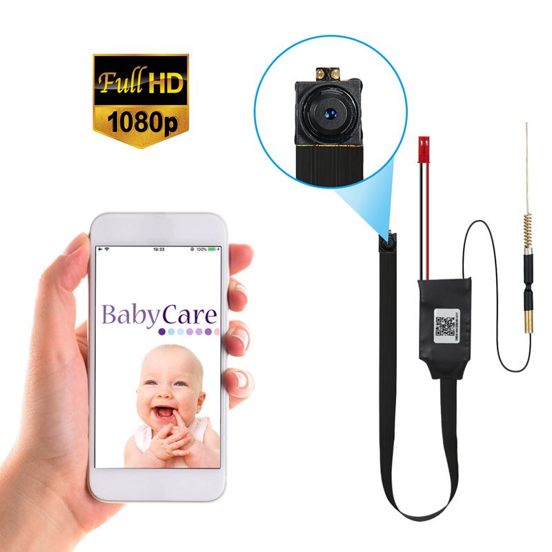 V4-A Mini WIFI Camera Small Module Camera Board Wireless HD 4K 1080P  Covert Home Monitoring Security Surveillance Cams with Cell Phone App For Android or IOS