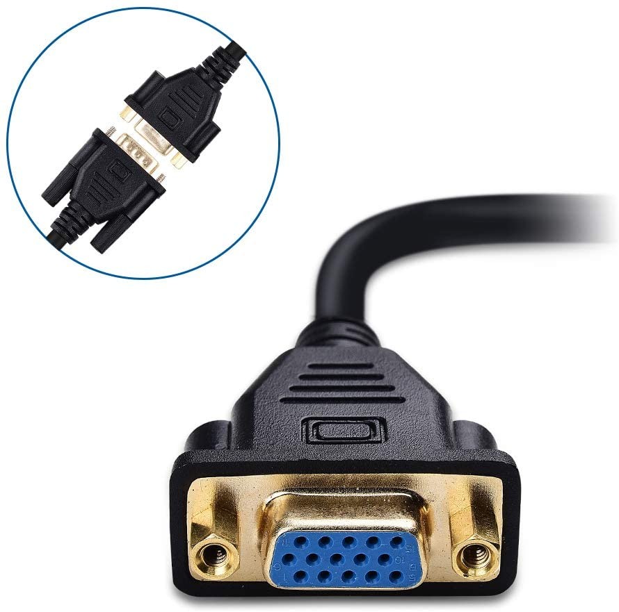 VGA Extension Cable (VGA Cable Male to Female) - 6 Feet