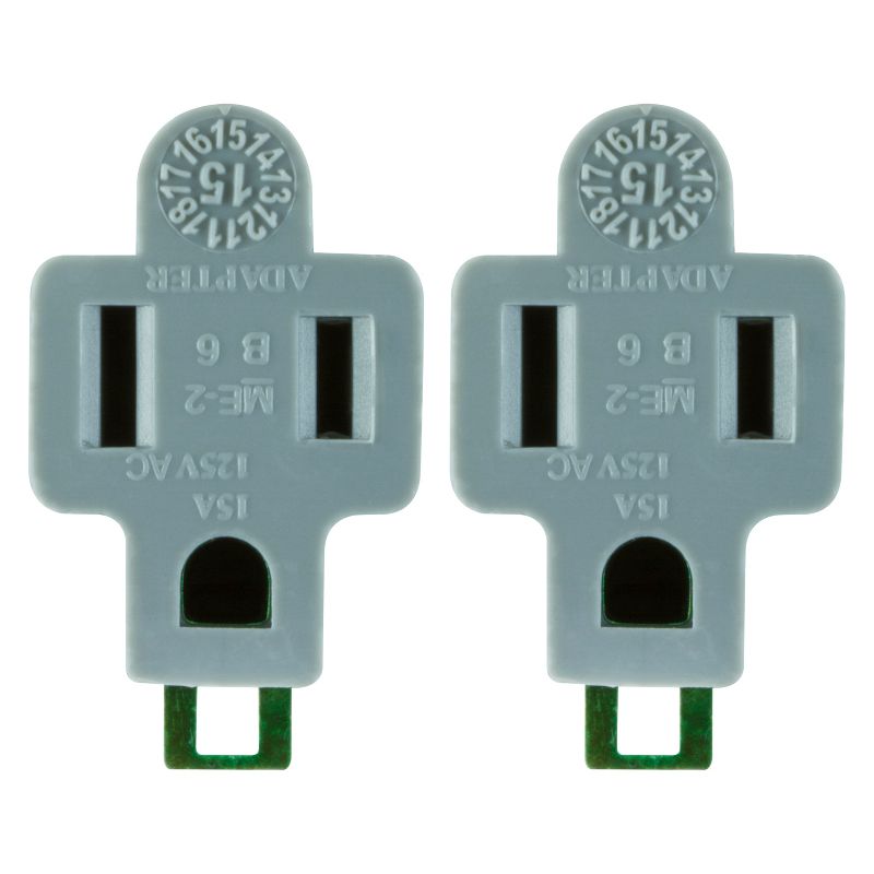 General Electric 2pk Grounding Adapter Polarized