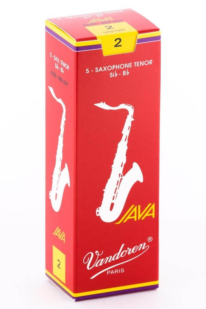 Vandoren 5 Tenor Saxophone Java Red Cut #2 Reeds