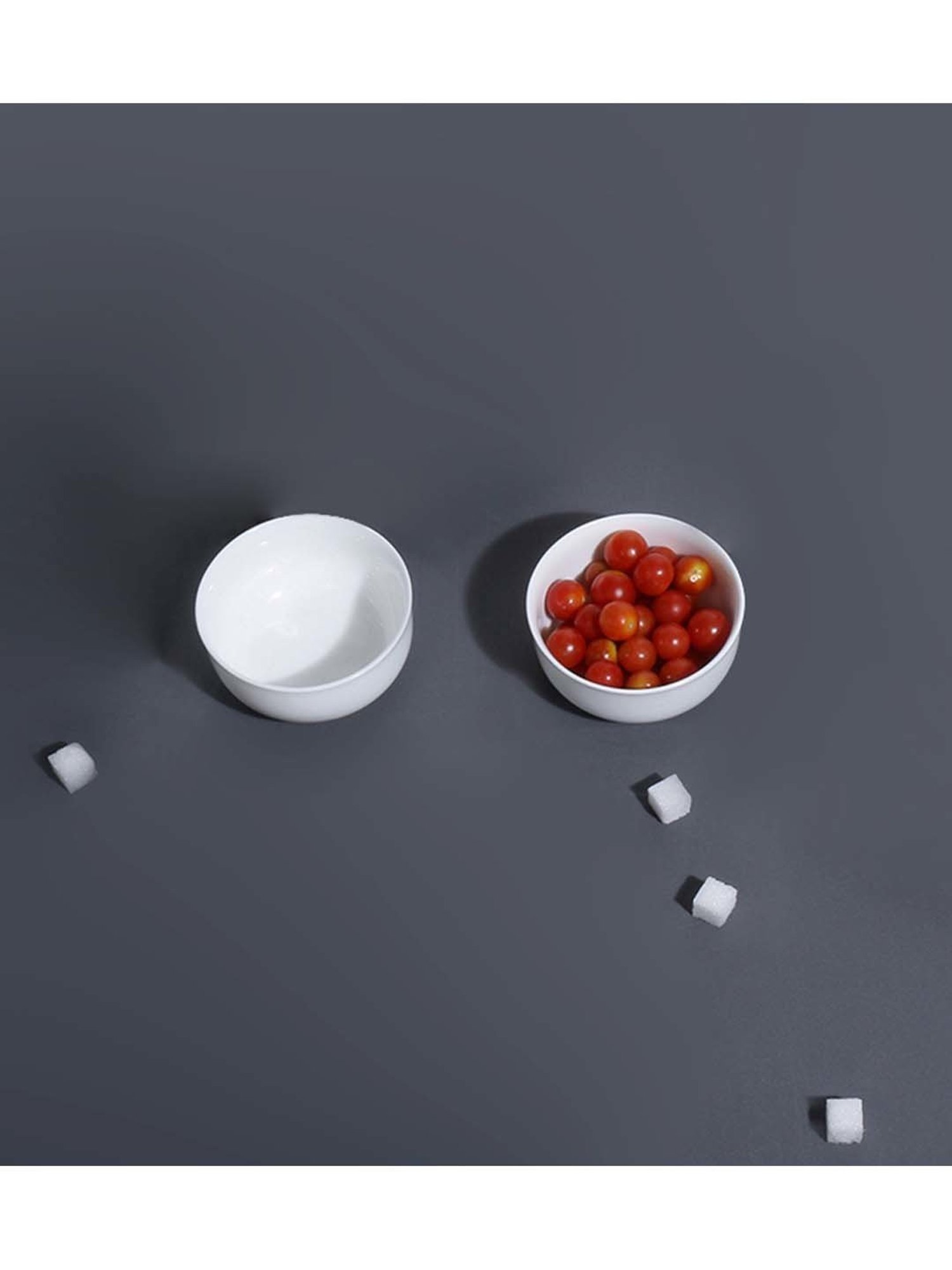 MONNO Cupola White Bone China 11.5 cm Bowls -Set of 2