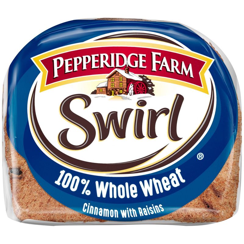 Pepperidge Farm 100% Whole Wheat Cinnamon Swirl with Raisins Bread - 16oz