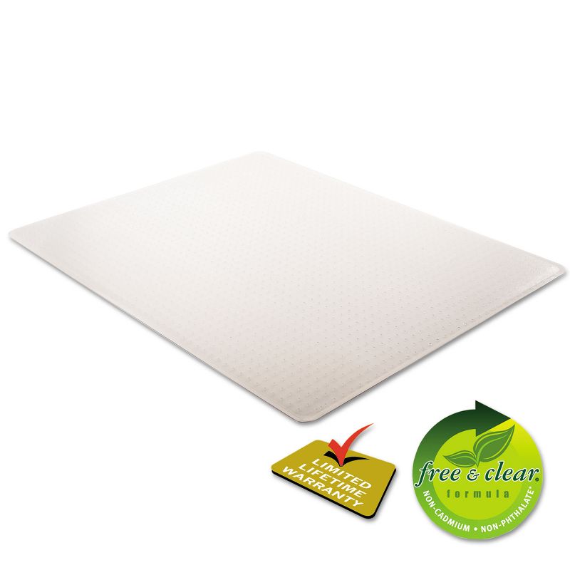 3'10"x5' Rectangle Solid Office Chair Mat Clear - Staples