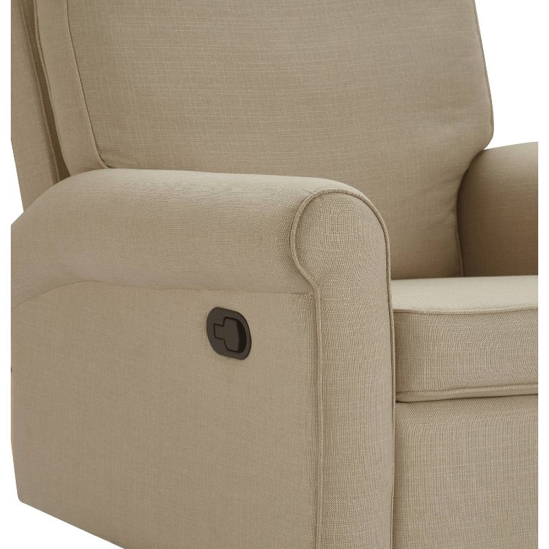 Hughes Swivel Recliner Chair Sand - ClickDecor