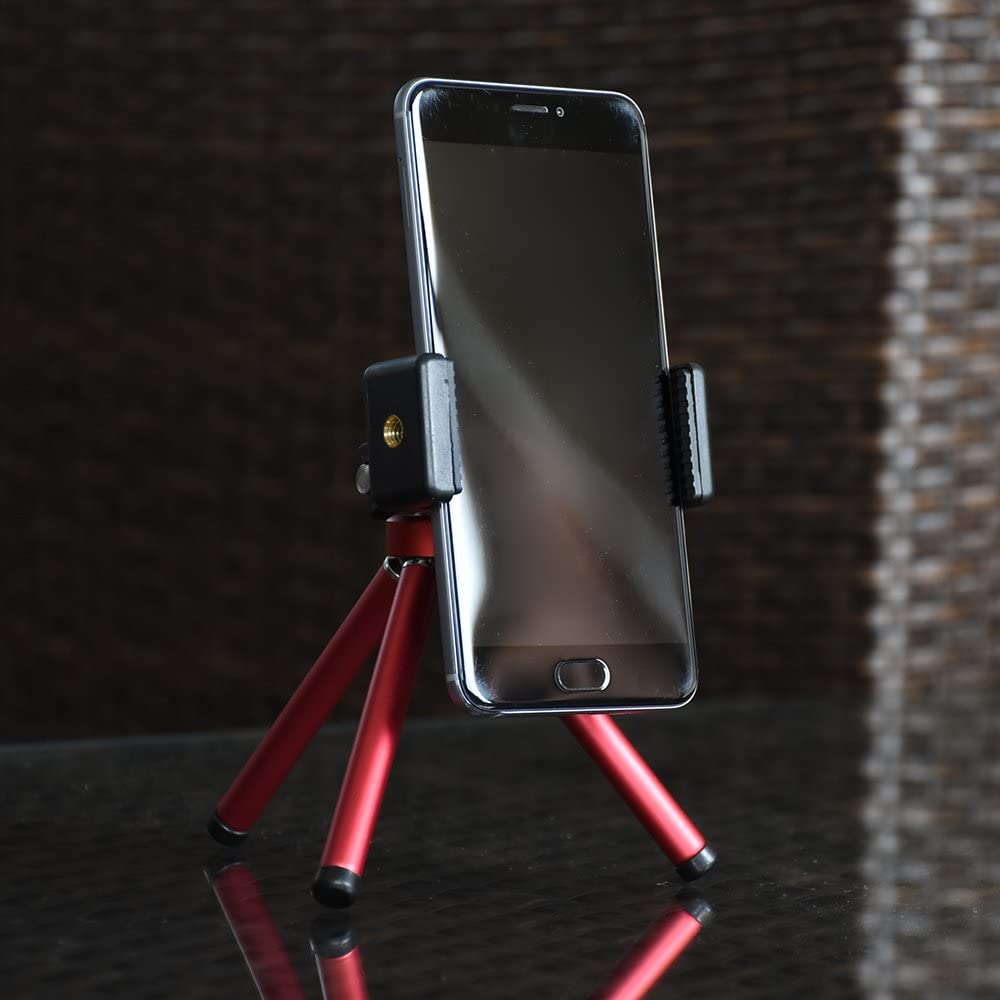 High Performance Webcam Tripod, Lightweight Mini Webcam Tripod for Logitech Webcam C920 C920S C922 C270 C615 Small Camera Tripod Mount Cell Phone Holder Stand