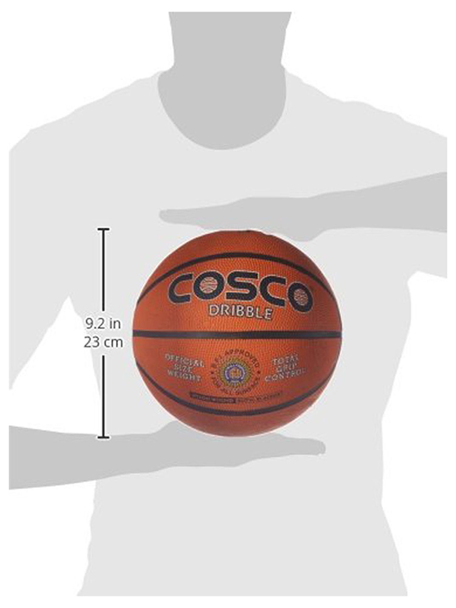 Cosco Dribble Basketball (Orange) Size - 6
