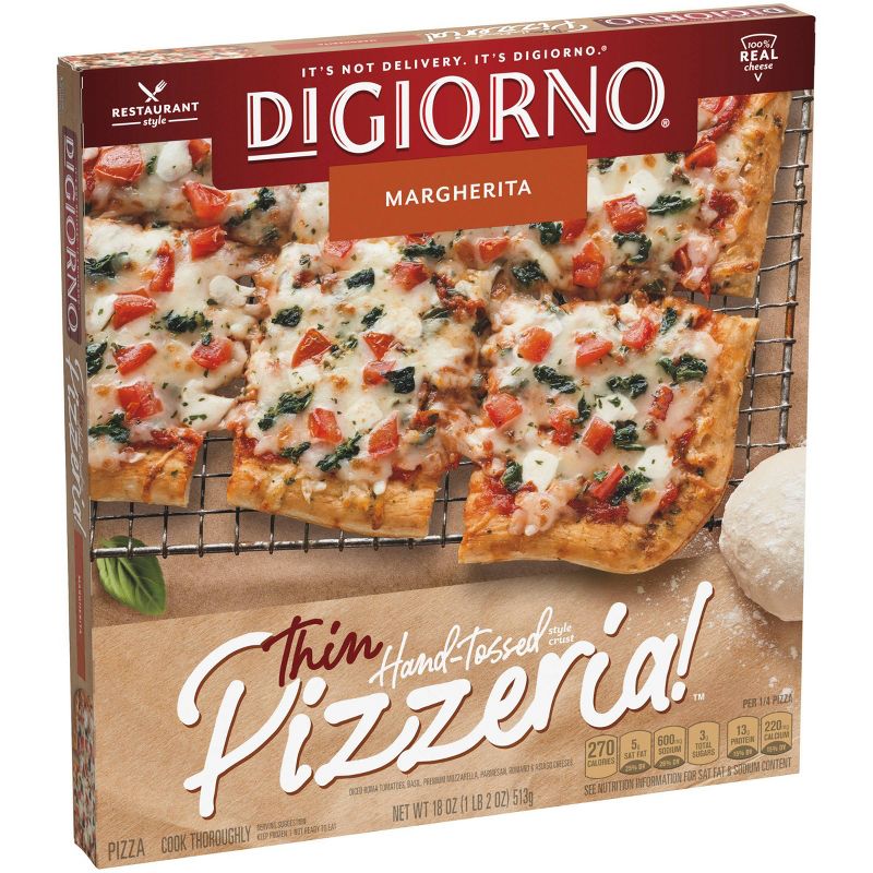 DiGiorno Thin Crust Margherita Frozen Pizza - 18oz