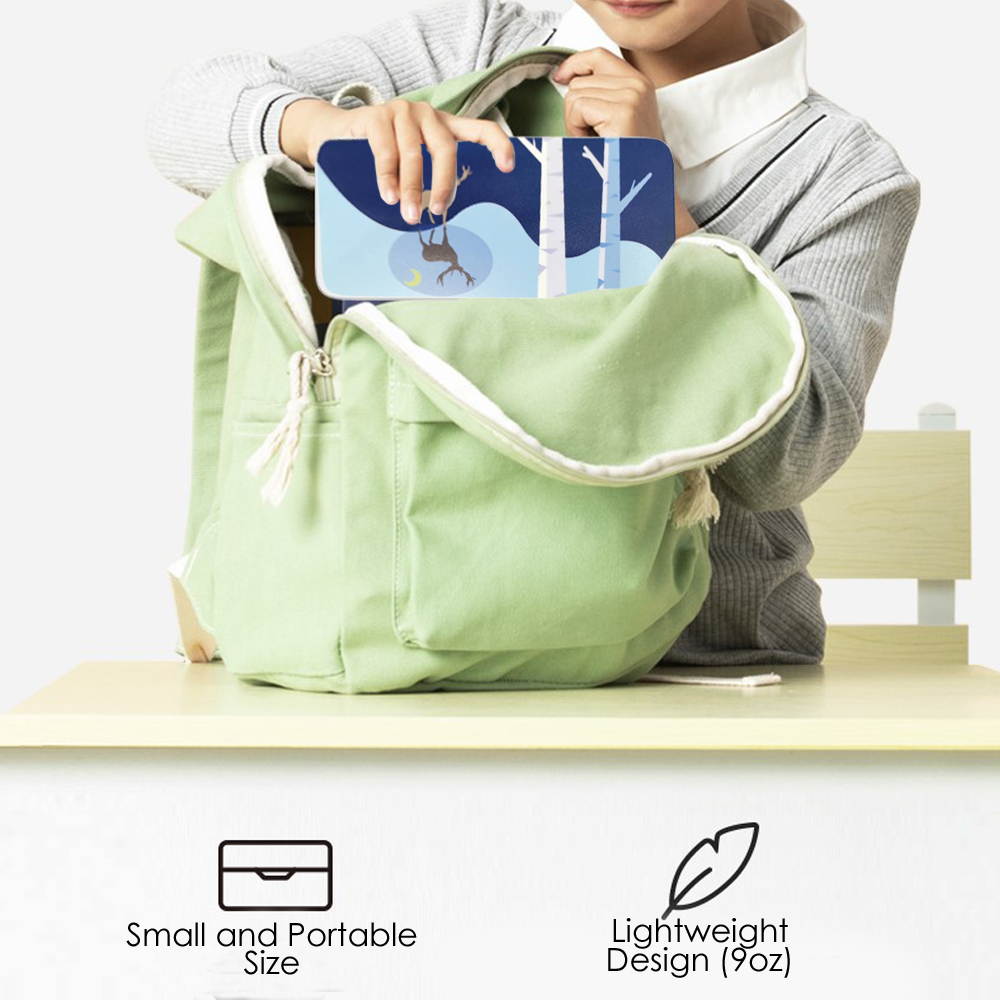 Kids Pro Multi Function Wireless Stationary Box (Hard Case) w/ Removable Pencil Insert and 360 Cleaning