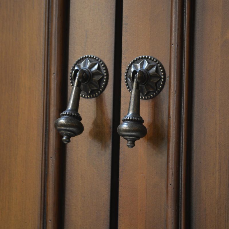 5pc King Barrow Poster Bedroom Set Oak - Picket House Furnishings