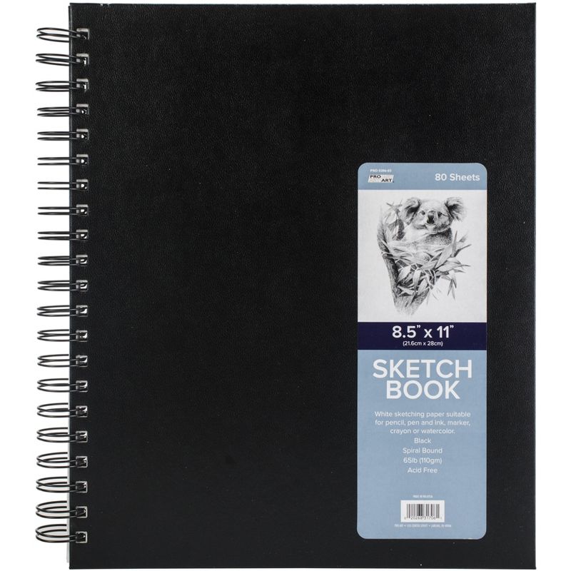 Pro Art Sketch Book 8.5"X11"-80 Sheets