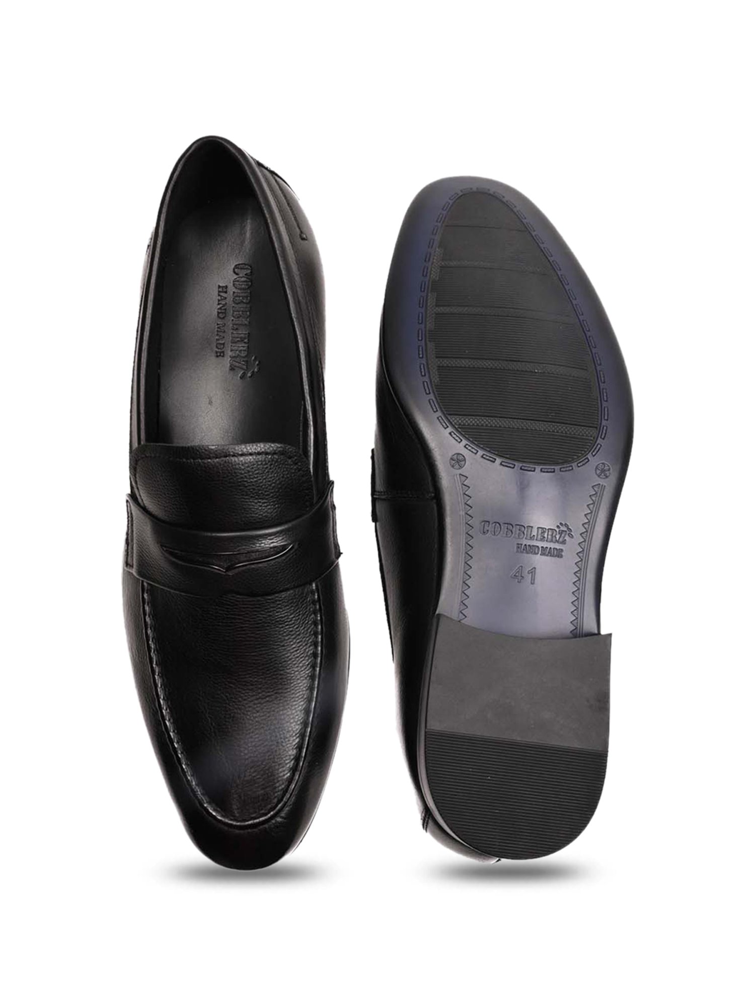Cobblerz Men's Black Formal Loafers