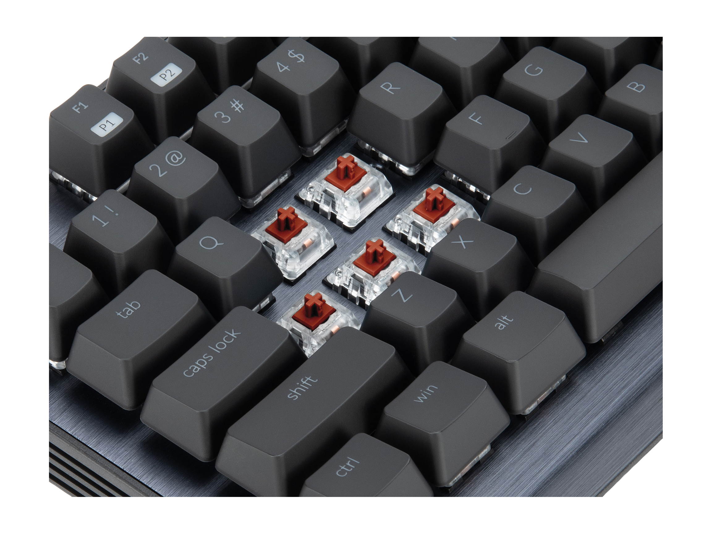 Rosewill NEON K91 RGB BR Mechanical Gaming Keyboard with Brown Switches, Underglow and 17 Backlit Modes, Multifunctional Dial Control, Wrist Rest and PBT Keycap Set