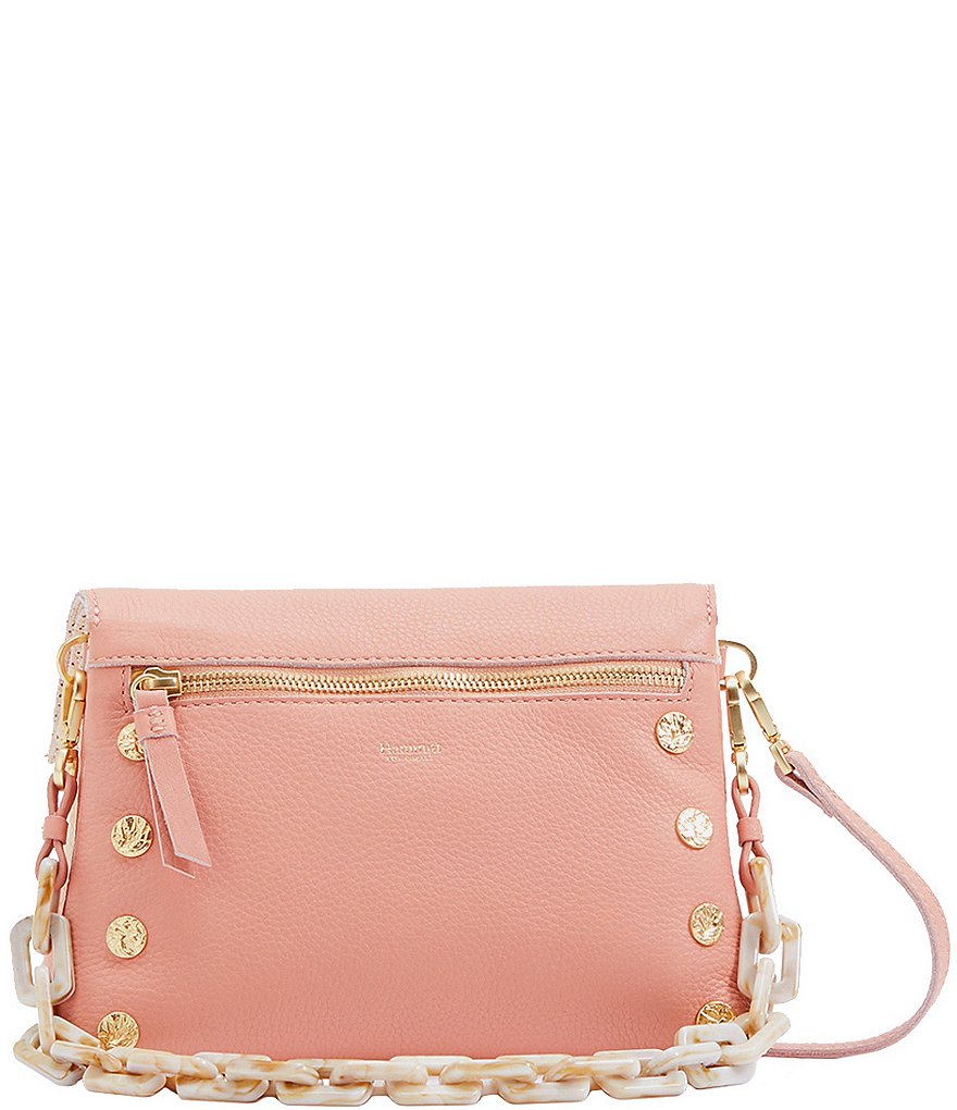 Hammitt Dillon Embossed Leather 6-Way Flap Small Crossbody Bag