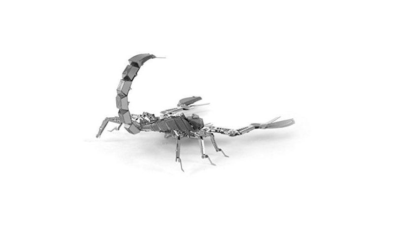 Metal Earth Scorpion 3D Metal Model Kit, Arthropods Series, Moderate Difficulty, 1 Sheet