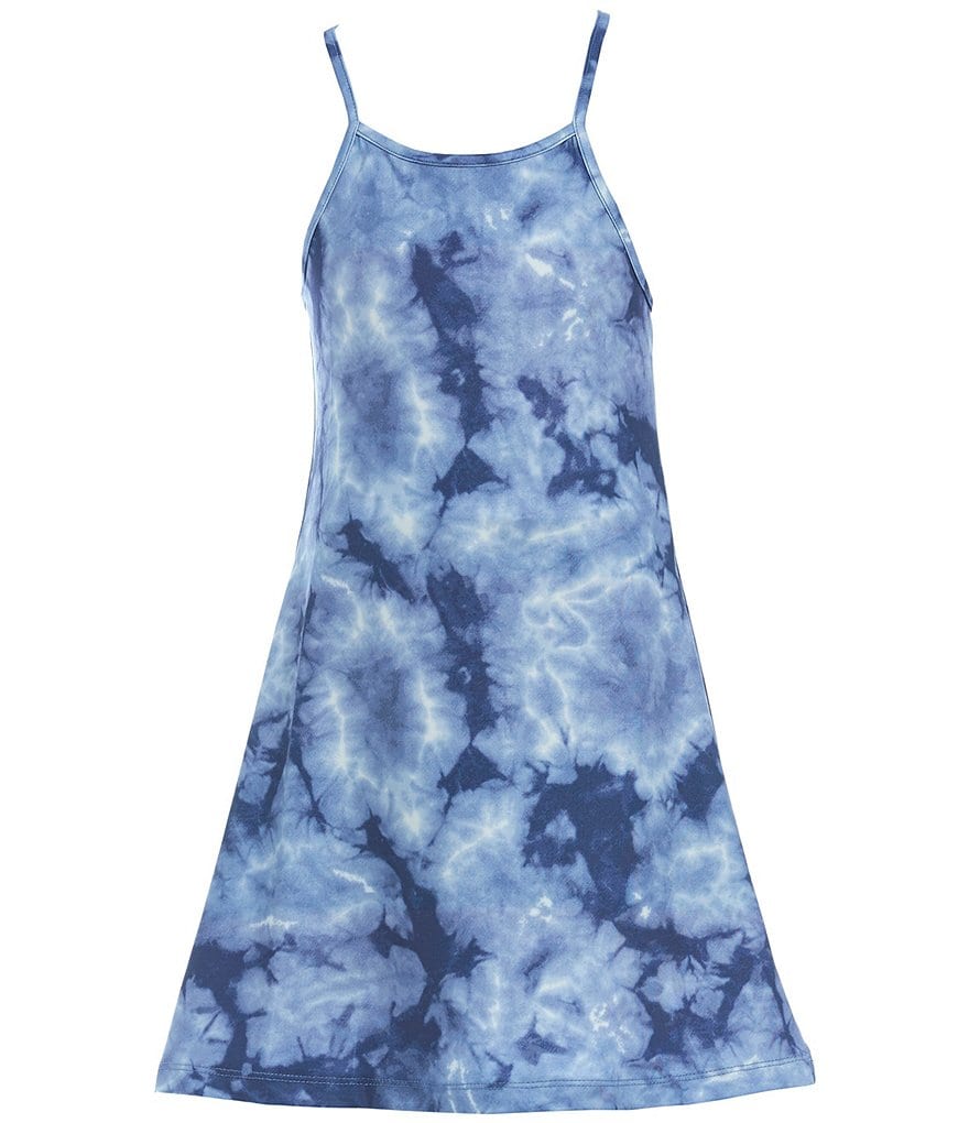 Angie Big Girls 7-14 Stripe Ruffle-Hem Maxi Dress