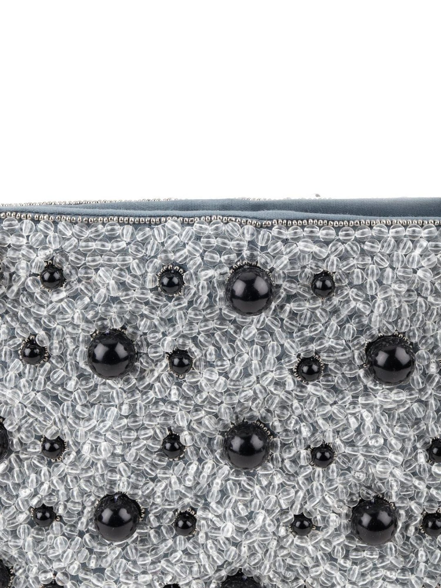 Odette Grey & Black Striped Sling Handbag