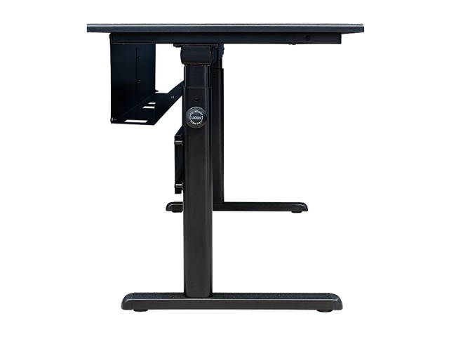 Thermaltake Tt Gaming Level 20 GT Battlestation Computer Gaming Desk Adjustable Heights Scratch Resistant Surface Full-sized Desk Mat Cable Management System GD-LBS-BRHANX-01