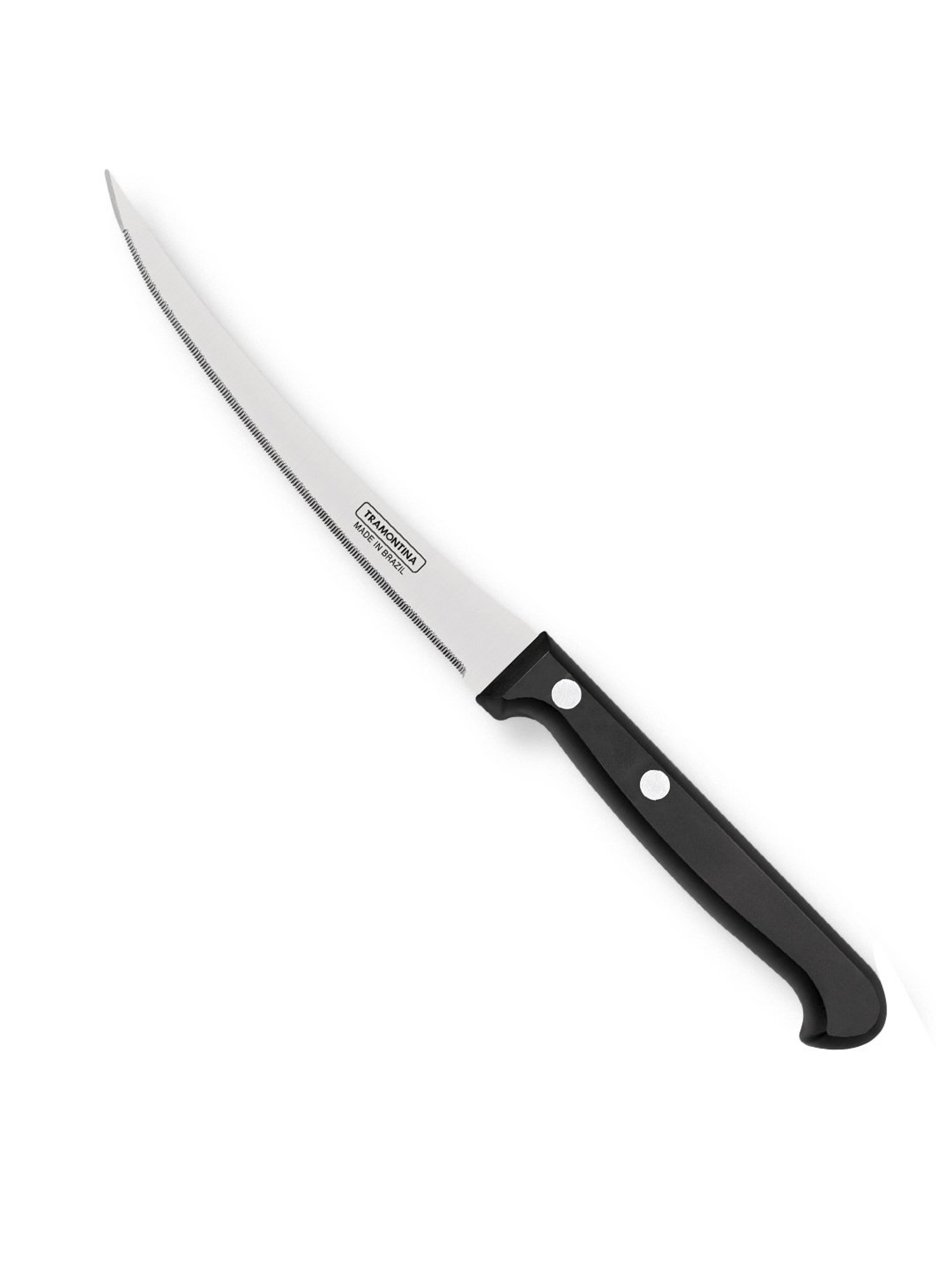 Tramontina Ultracorte Stainless Steel Tomato Knife Serrated Edge 4.7" Kitchen Knife Antimicrobial