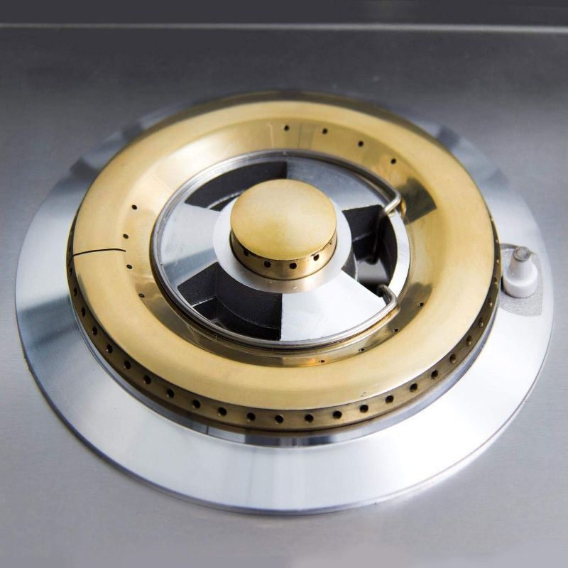 Blaze Grills 12,000 BTU Built-In Stainless Steel LTE Outdoor Double Side Burner with Drip Tray, Natural Gas