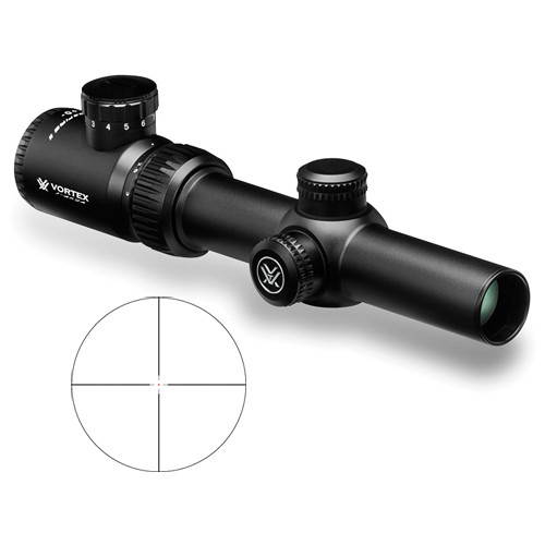 Vortex 1-4x24 Crossfire II Riflescope V-Brite Reticle CF2-31037