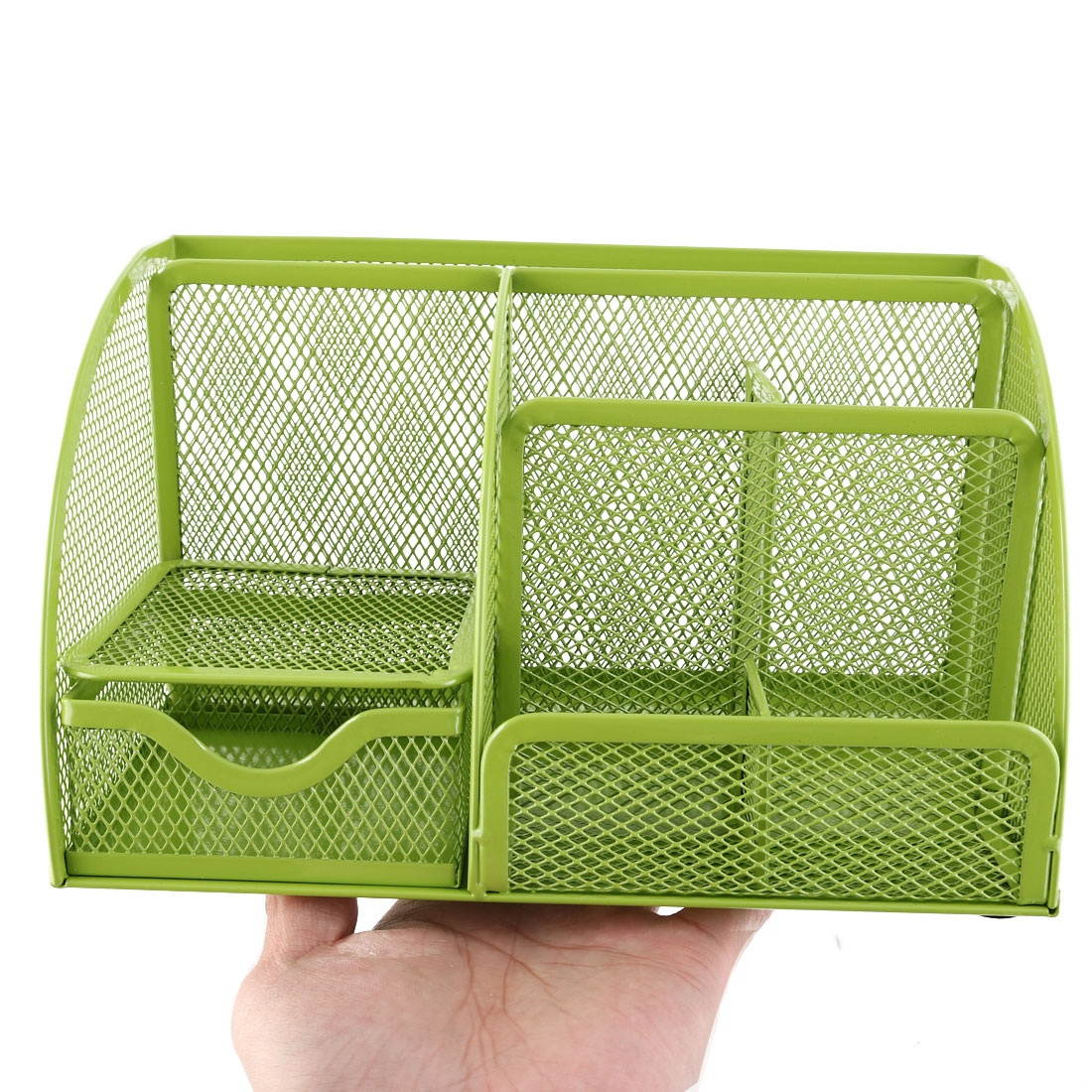 Office School Metal Mesh Desktop Pen Pencil Holder Storage