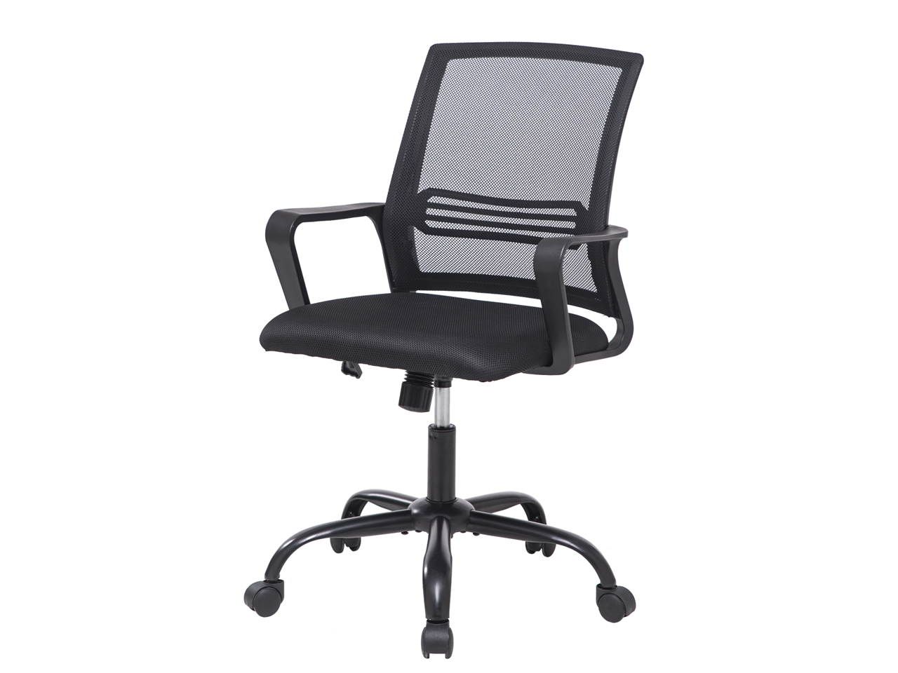 Mid Back Swivel Mesh Chair with Armrest