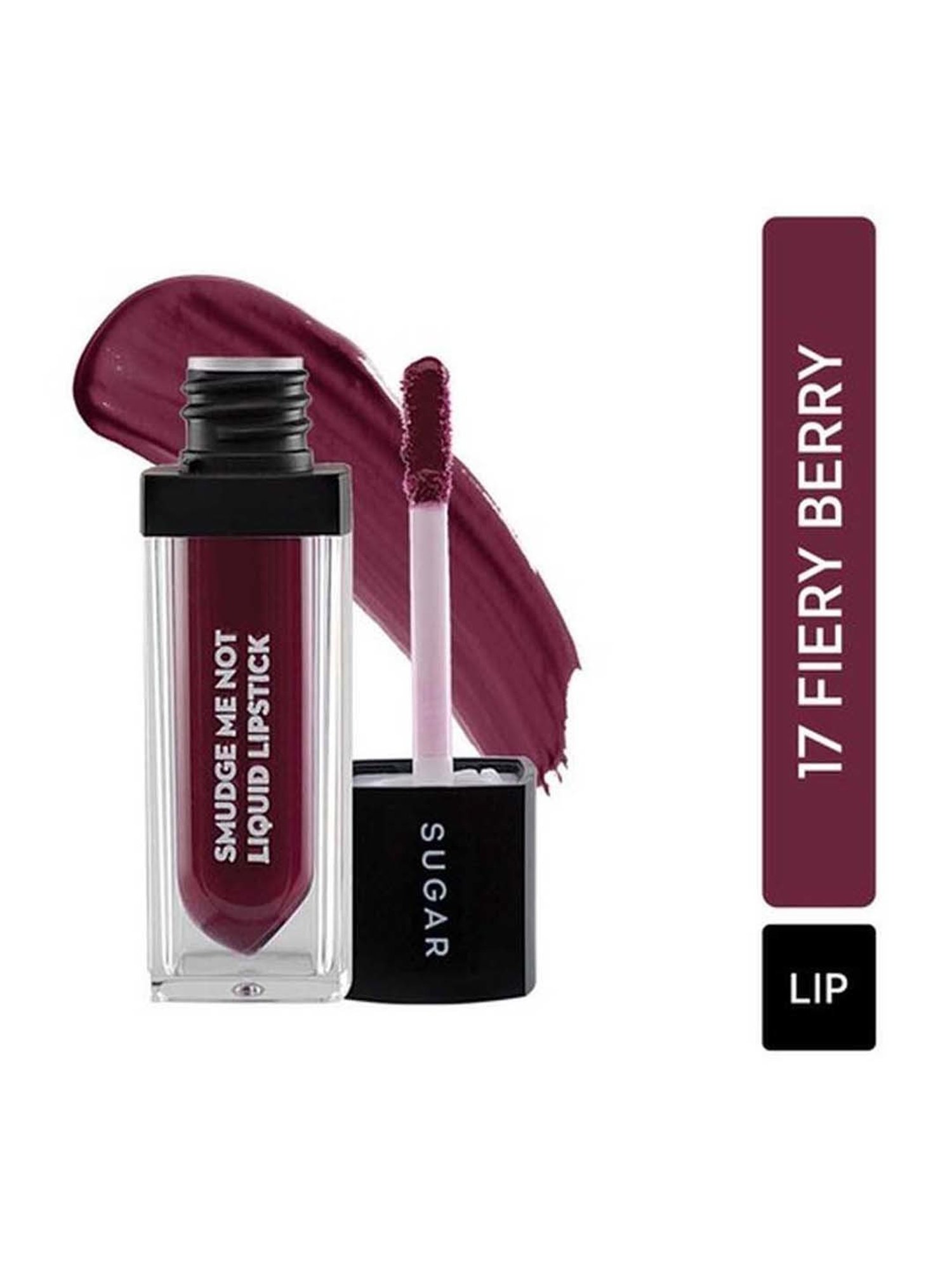 Sugar Cosmetics Smudge Me Not Liquid Lipstick 17 Fiery Berry - 4.5 gm