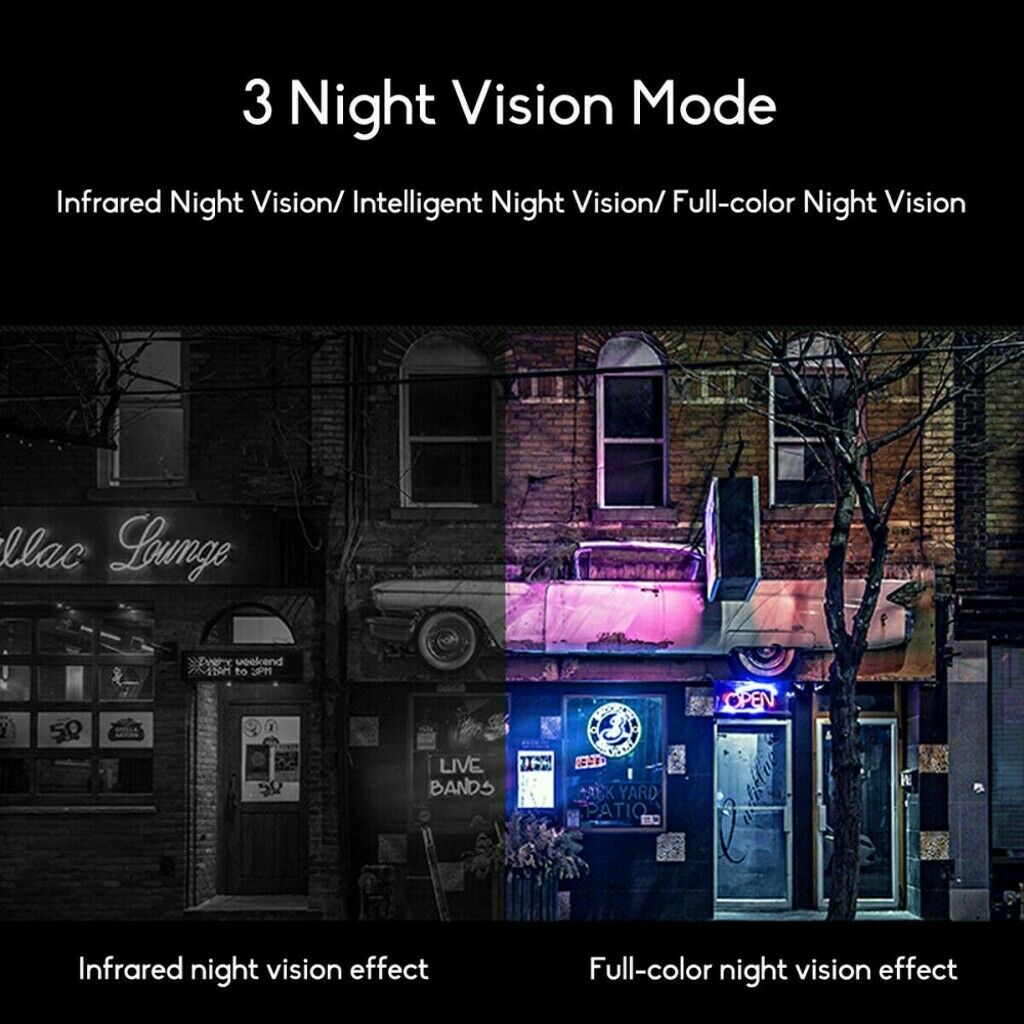 Wireless Outdoor Security Camera, 1080P HD 360 Degree Rotation WiFi Security Camera Wireless for Home Surveillance System with Color Night Vision, PIR and Radar Dual Detection, 2-Way Audio