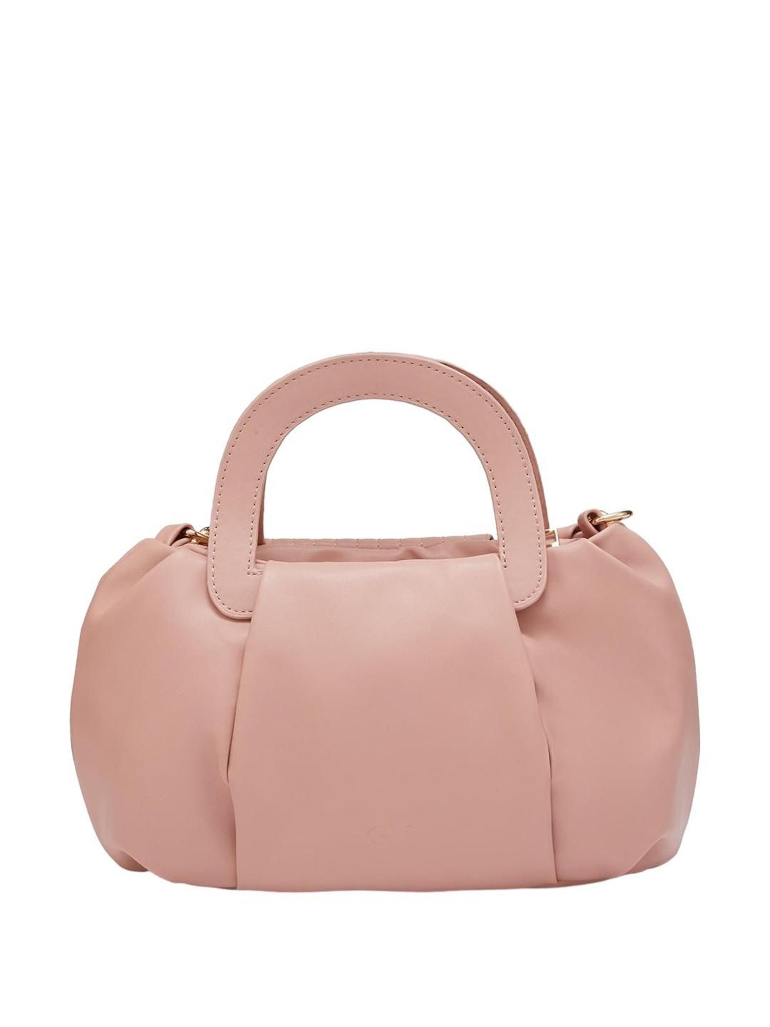 Globus Taupe Textured Medium Handbag