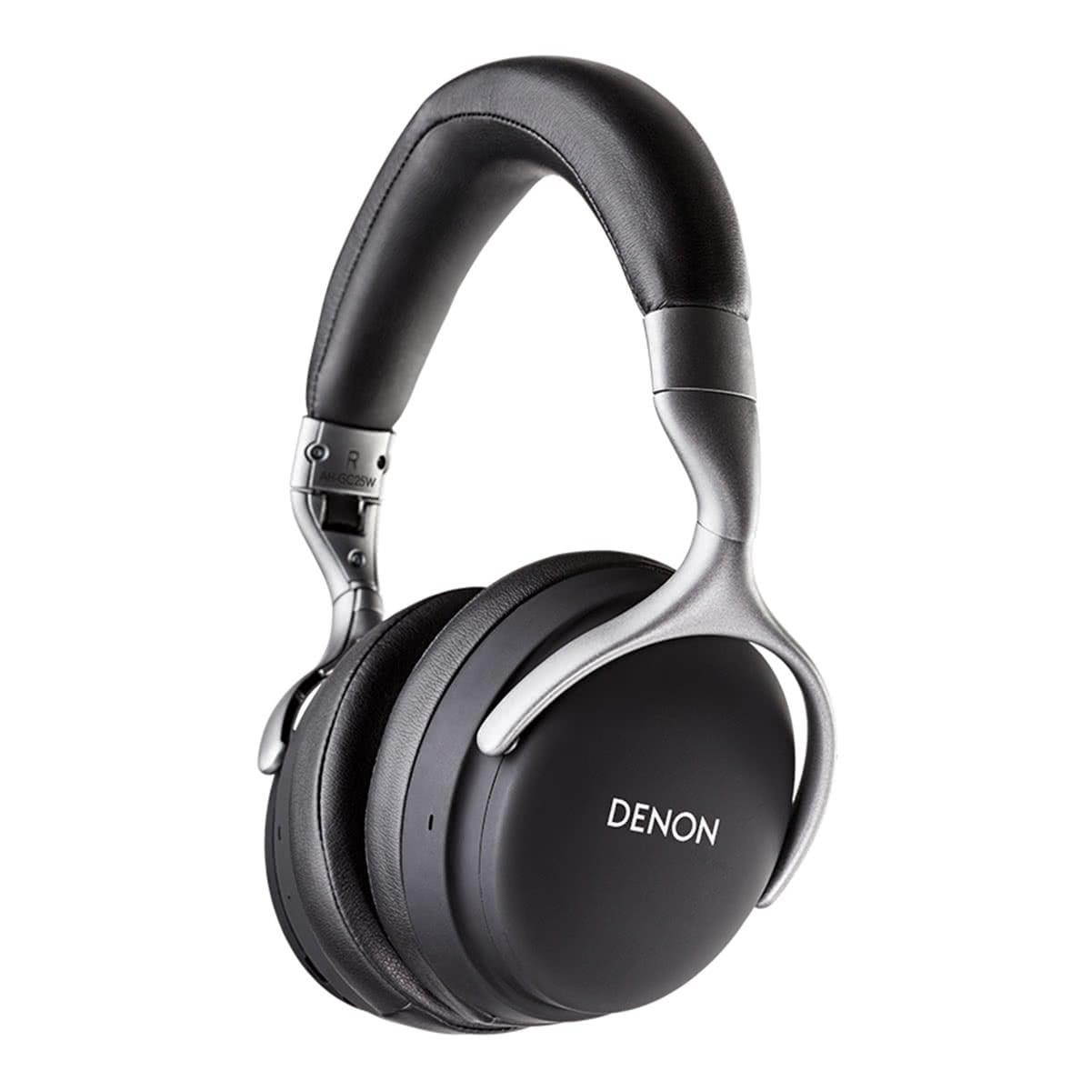 Denon AH-GC25W Over-Ear Wireless Headphones - Black