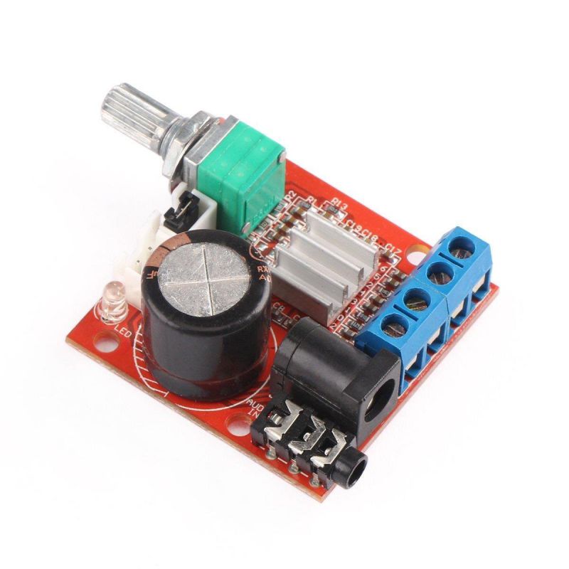10W +10W PAM8610 D Class Dual-channel HIFI Audio Amplifier Board By Atomic Market