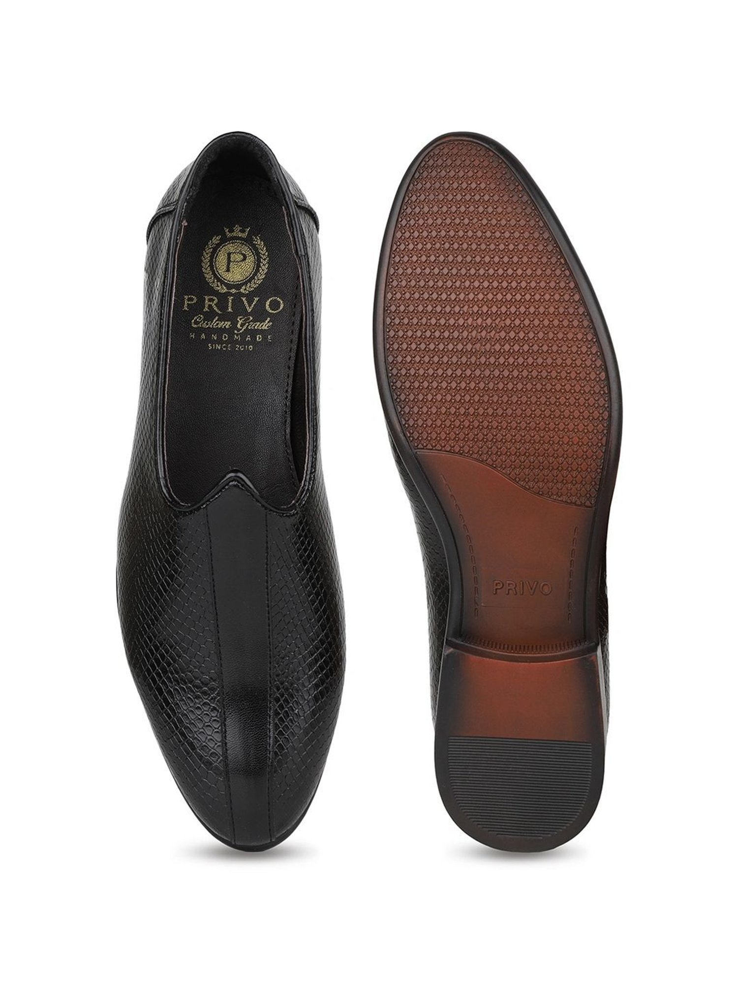 Privo by Inc.5 Men's Black Casual Juttis