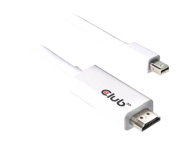 Club3D CAC-1173 Mini DisplayPort 1.2 Cable to HDMI 2.0 Active Adapter