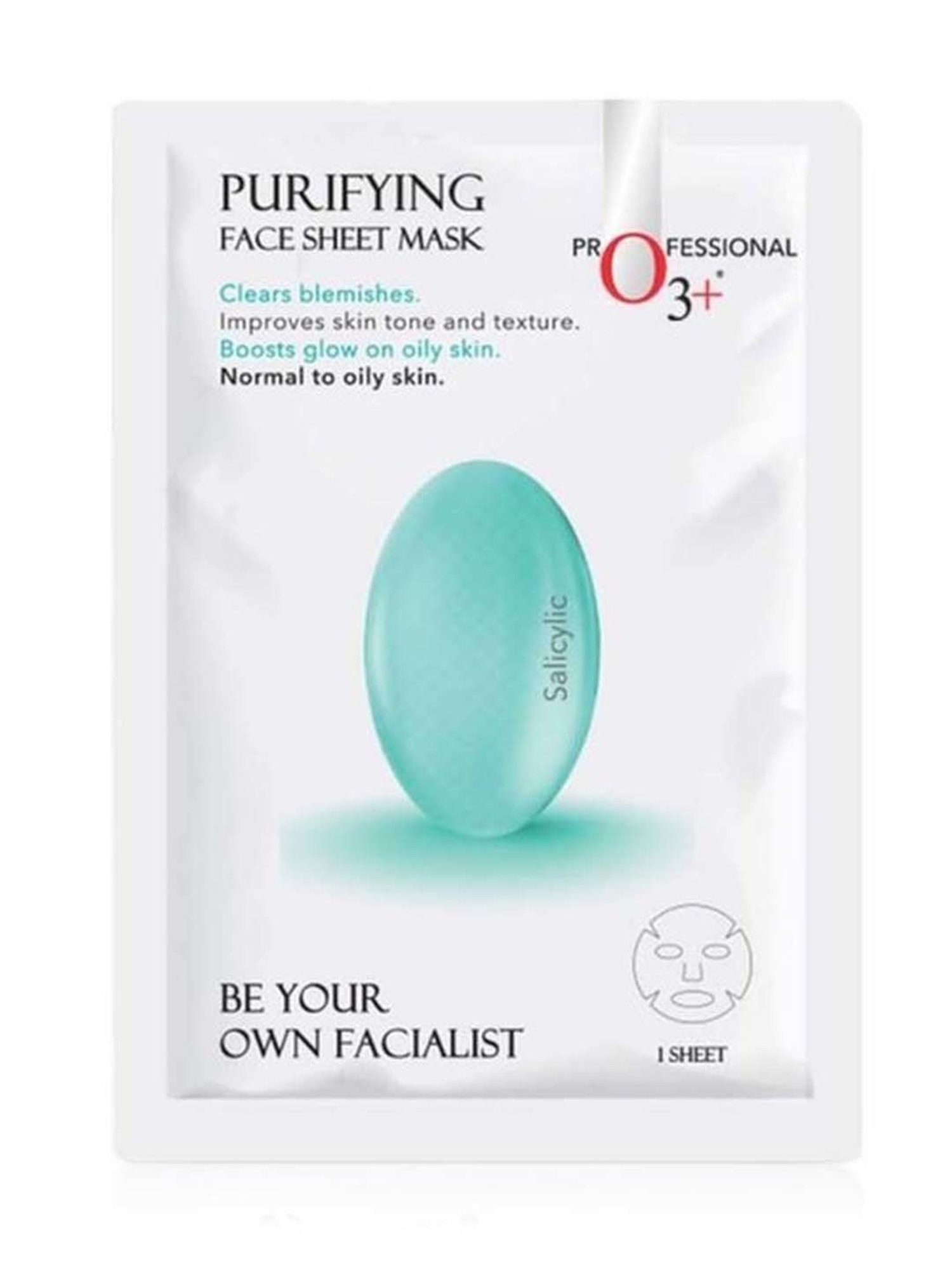 O3+ Facialist Purifying Face Sheet Mask with Salicylic Acid- 30 gm