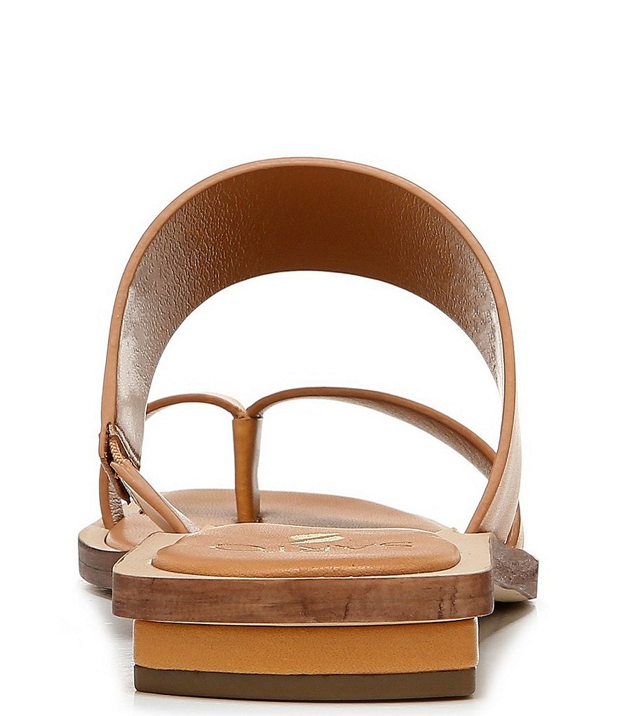 Sarto by Franco Sarto Ediana Leather Toe Ring Square Toe Sandals