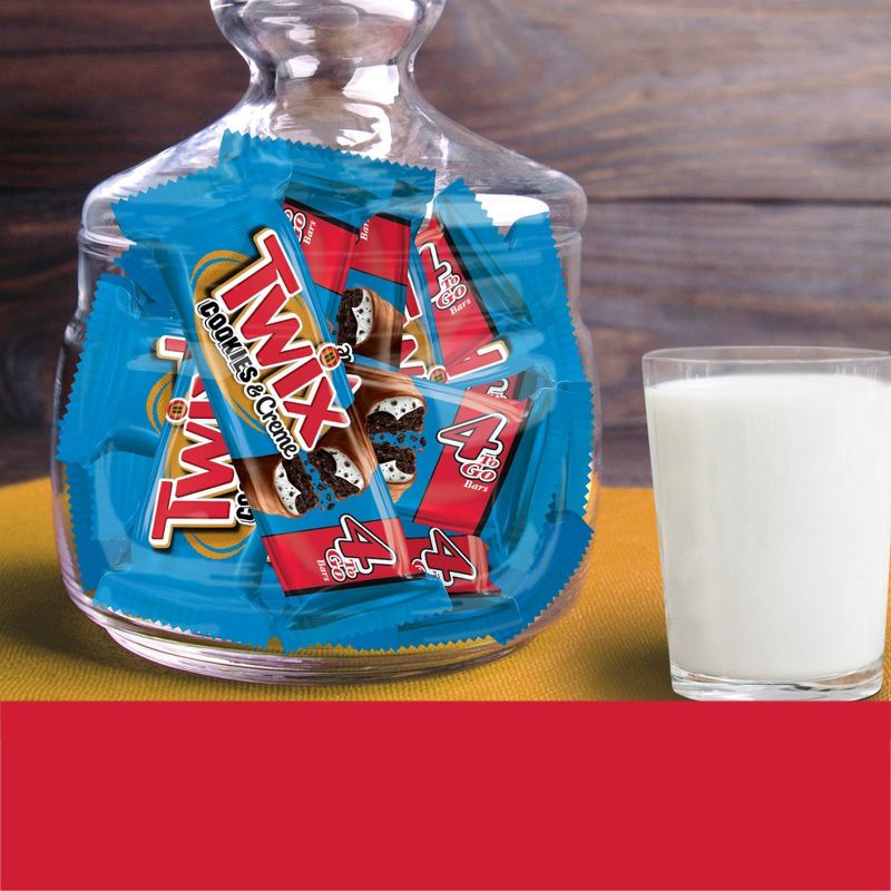 TWIX Cookies & Creme Chocolate Cookie Bar Candy - 2.72Oz.