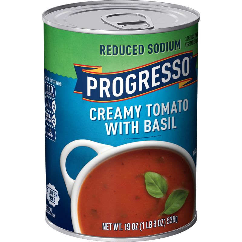 Progresso High Fiber Creamy Tomato Basil Soup 19oz