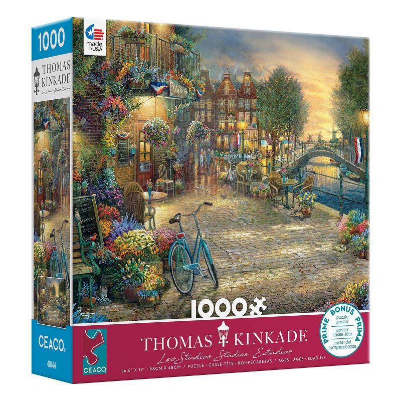 Ceaco Thomas Kinkade: Amsterdam Cafe Jigsaw Puzzle - 1000pc