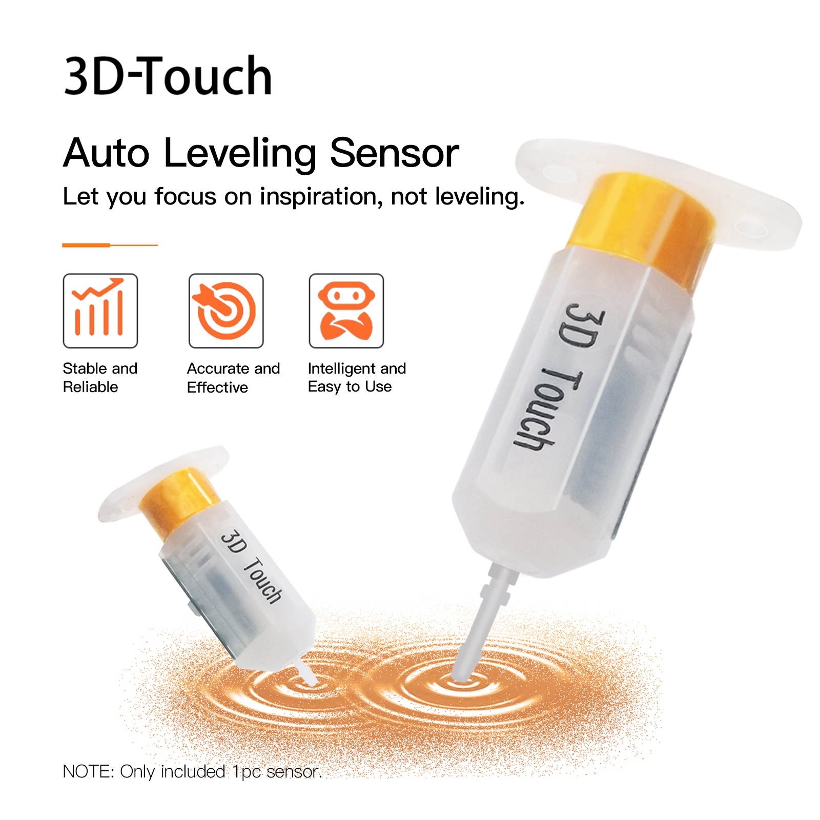 Aibecy 3DTouch Auto Bed Leveling Sensor Kit High Precision Compatible with Creality Ender-3/3S/V2 Ultimaker 2 Anycubic Mega Kossel Wanhao i3 3D Printer