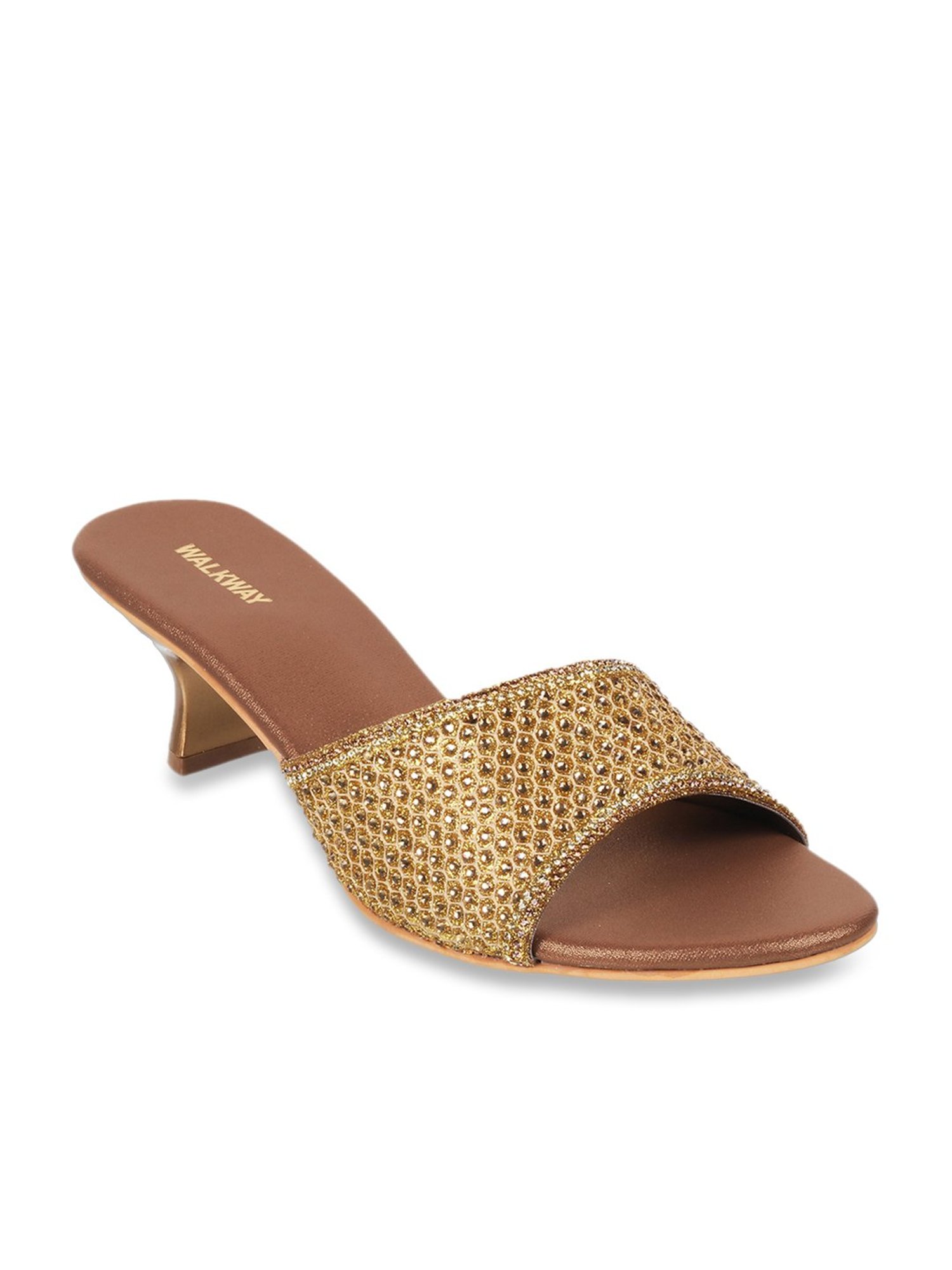 Walkway Women's Antique Gold Casual Sandals