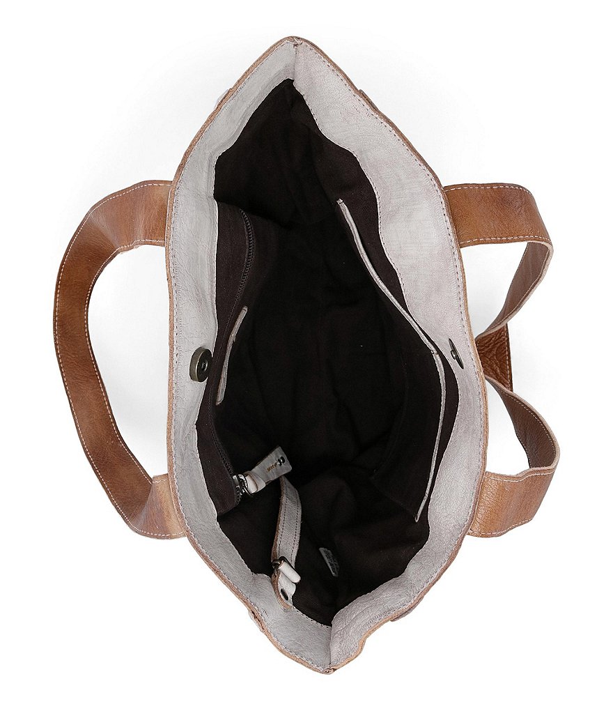 Bed Stu Stevie Leather Pick Stitch Tote Bag