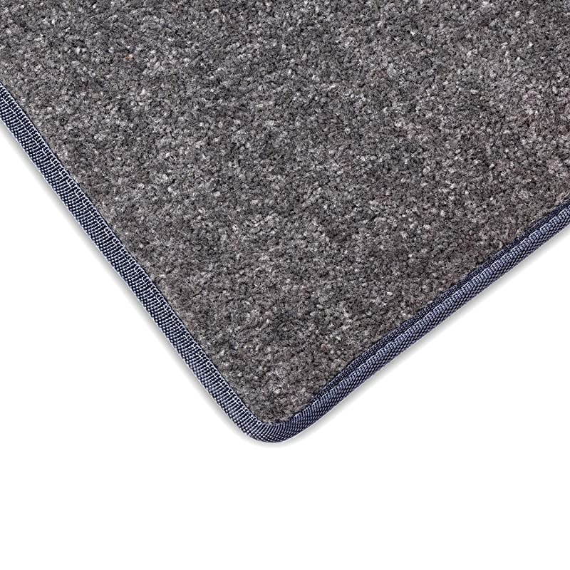 Landing Carpet NonSlip Matching Mat for s Indoor Rug SelfAdhesive amp Easy Installation Pet amp Child Friendly Skid Resistant amp Washable Grey 2 x 3