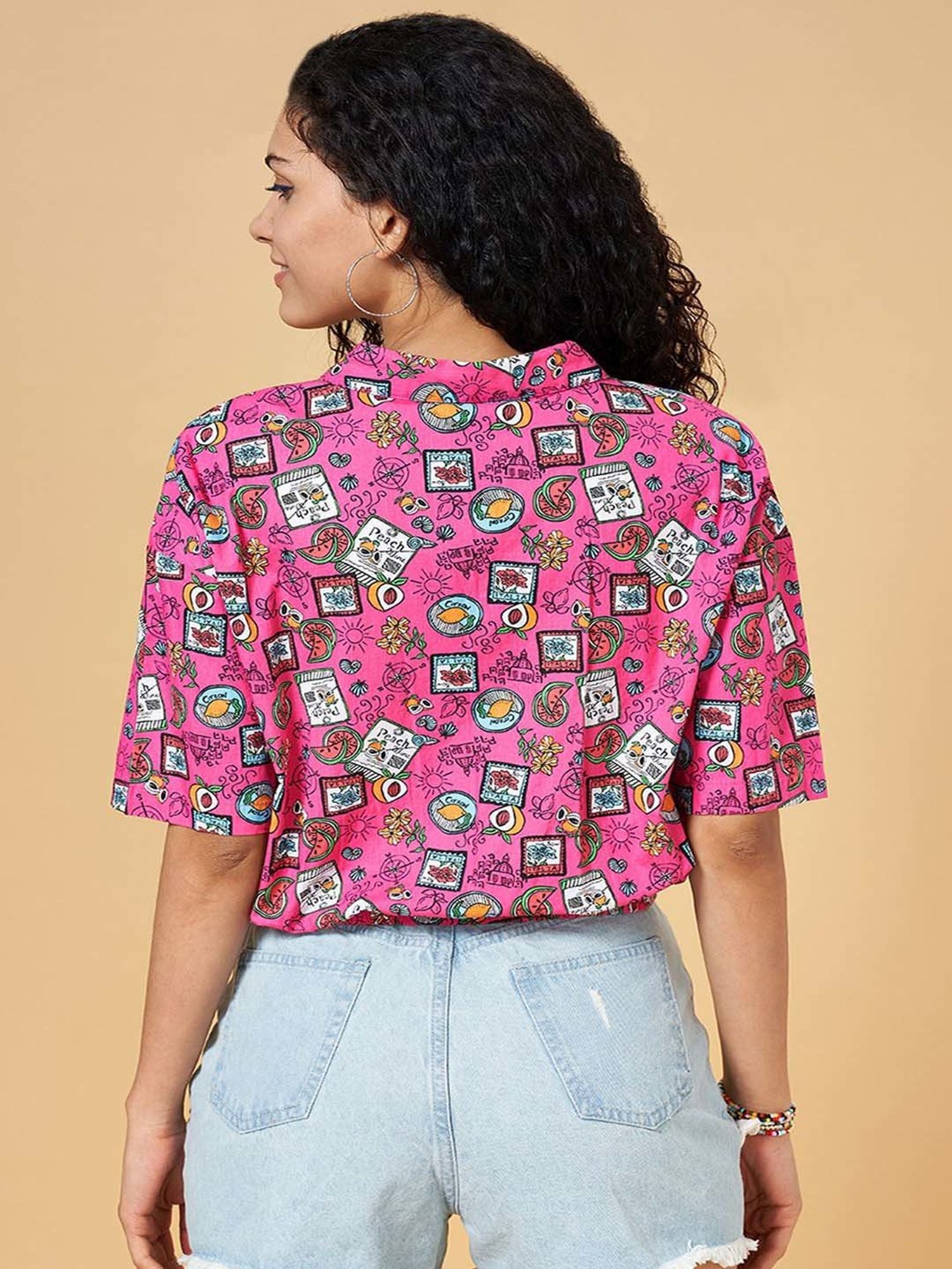 Nino Bambino Multicolor Printed Long Shirt