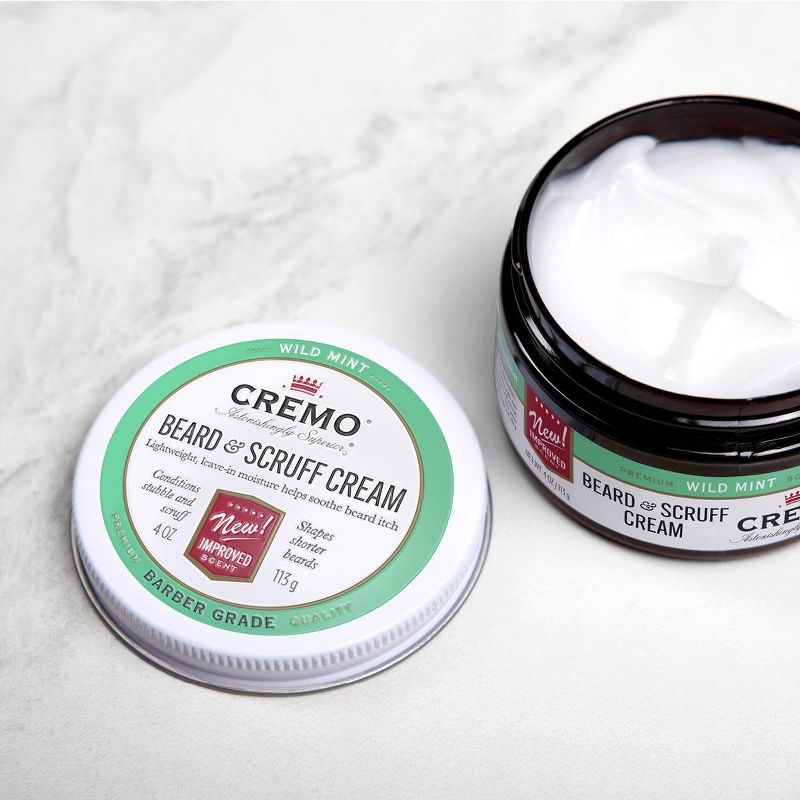 Cremo One-For-All Beard & Scruff Cream Mint Blend - 4oz